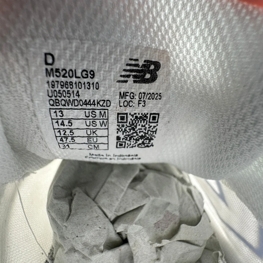 New‎ Balance Fresh Foam 520 v9 Running Shoes Mens 13 D Gray Matter Sneaker NEW